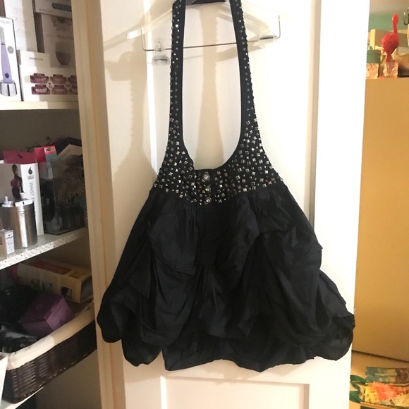 Leyla Balloon skirt with suspenders - Picture 3 of 6